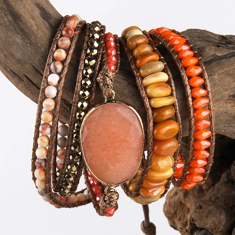 Pulseira Boho Laranja