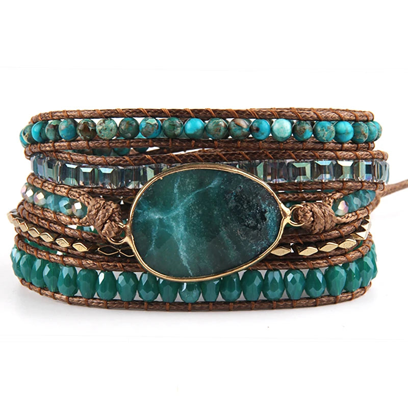 Pulseira Boho Verde